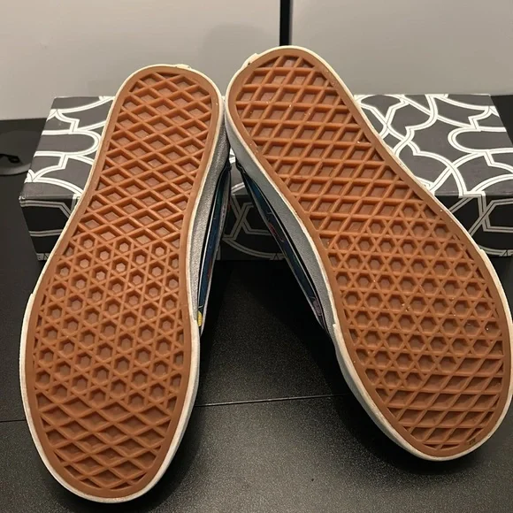 Vans Kids Dino Old School V Velcro Sneakers Size 3 - Picture 7 of 10